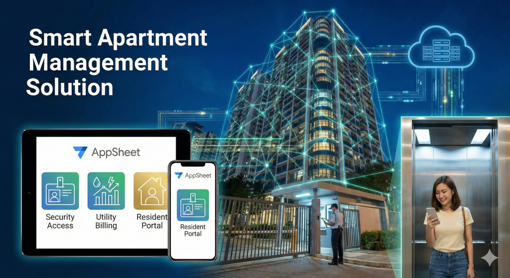 Giải Pháp Quản Lý Căn Hộ Thông Minh 4.0 – Vận Hành Tinh Gọn Trên Nền Tảng AppSheet